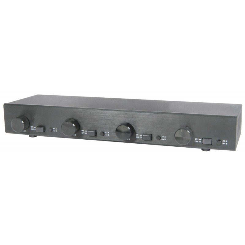 (UK version) 2:4 Audio management speaker selector with volume controls