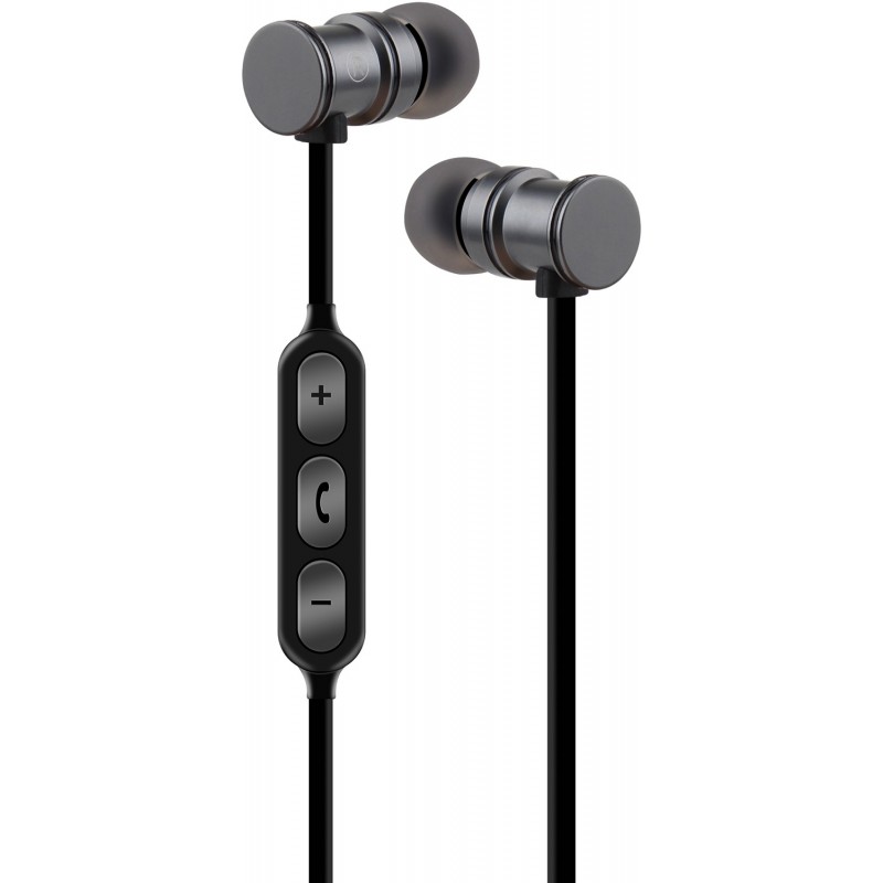 Magnetic Bluetooth Earphones Grey