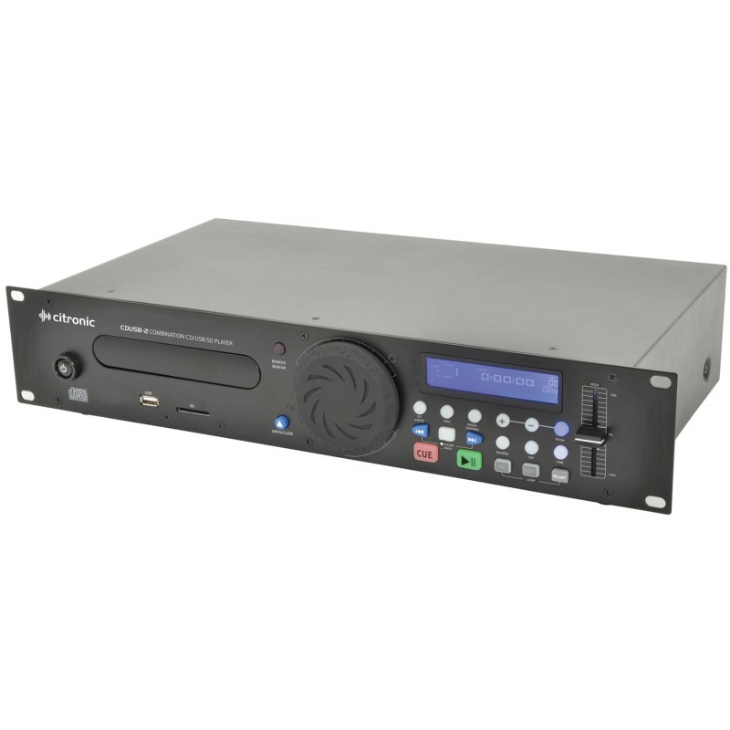 CDUSB-2 rackmount CD/USB/SD player 2U