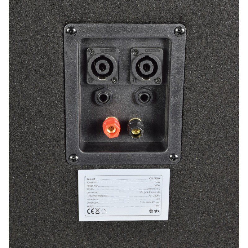 QT15S Bass box 38cm (15
