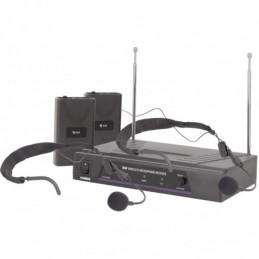 VHF dual neckband wireless system - 173.8 + 174.8MHz