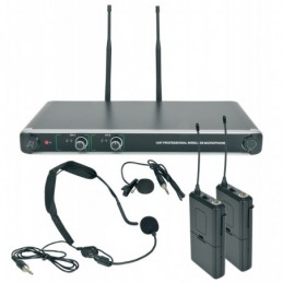 NU20 Dual UHF Beltpack with Neckband + Lavalier Mic