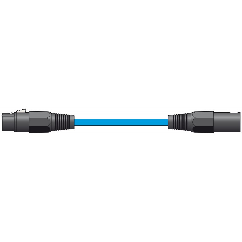Classic Microphone Lead XLR Female - Male 3.0m Blue