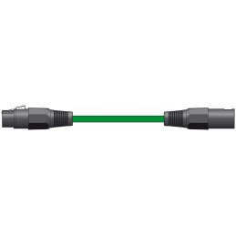 Classic Microphone Lead XLR Female - Male 6.0m Green