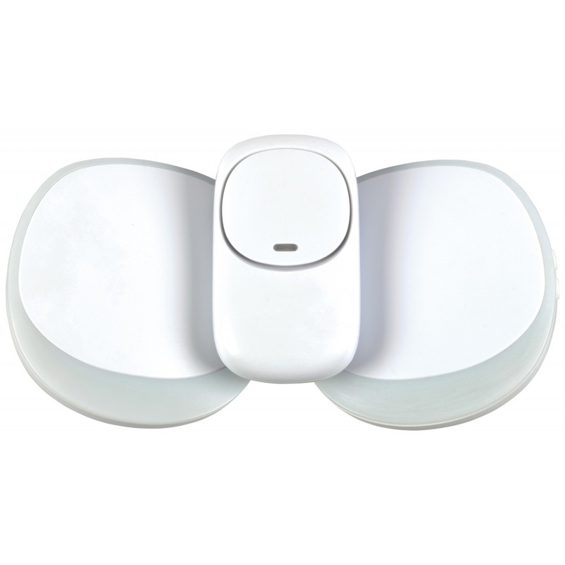 Twin Pack Wireless Plug-in Doorbell with LED Alert White