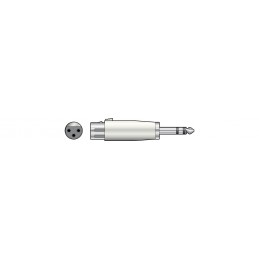 Adaptor XLR Female - 6.3mm Stereo Jack Plug