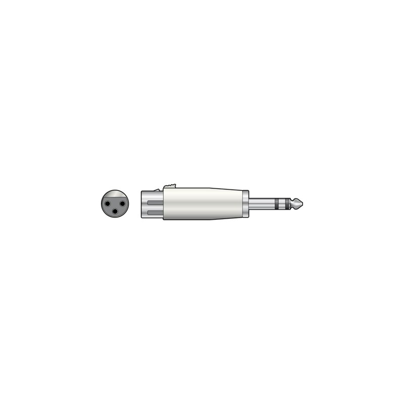 Adaptor XLR Female - 6.3mm Stereo Jack Plug