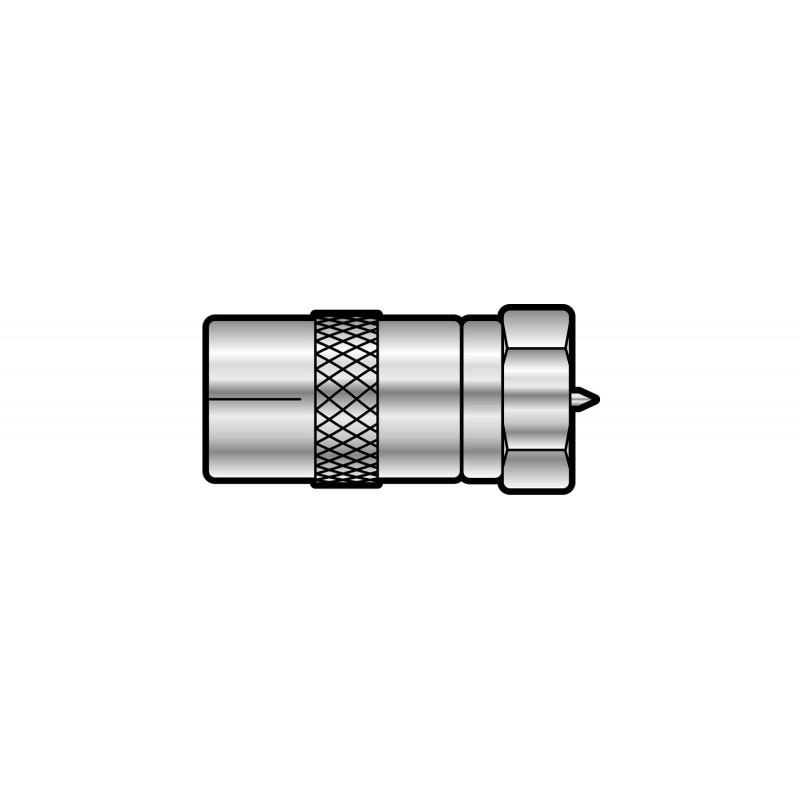 Adaptor Coaxial Socket - F Plug