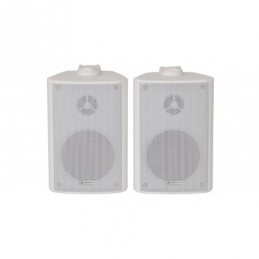 BC3W 3inch Stereo Speakers White Pair