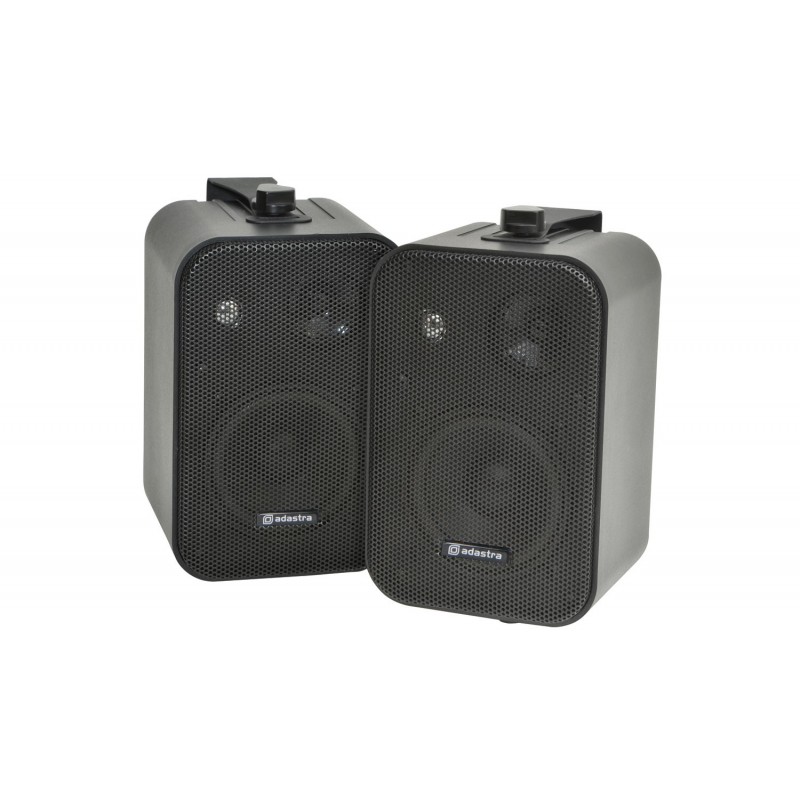 100V Line Speakers 4" 30W Black Pair