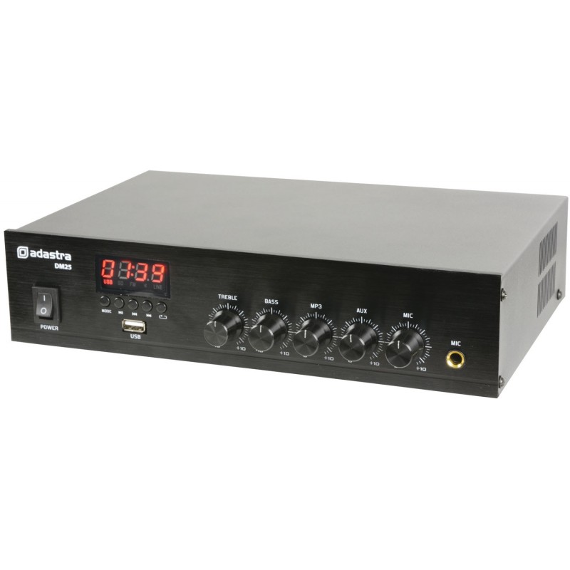 DM25 Digital 100V Mixer-Amp 25W