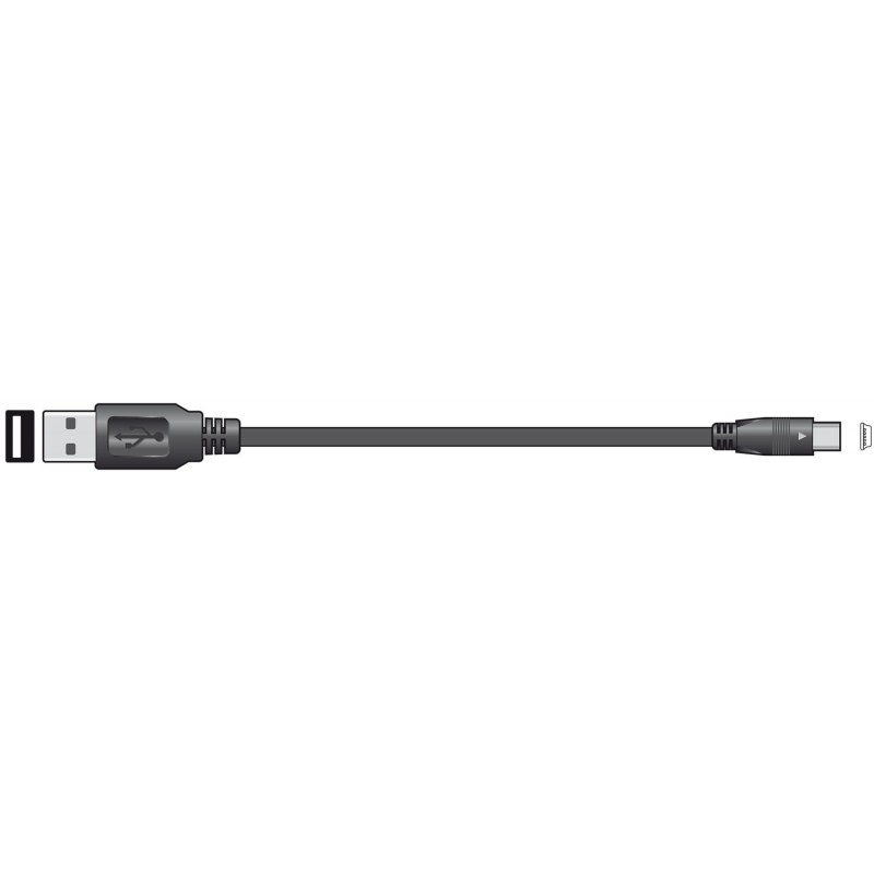 USB 2.0 A plug to mini B 5pin plug lead 1.5m
