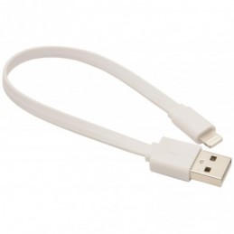 Apple® MFi Certified Lightning Short Sync & Charge Flat Cable 20cm