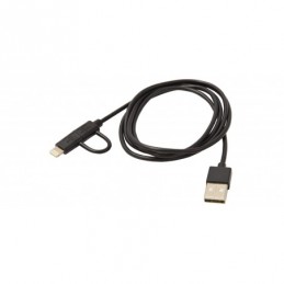 Apple MFi Certified 2 in 1 Lightning and Micro USB Cable 1.5m